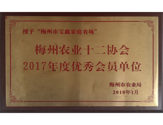 2017年度优秀会员单位